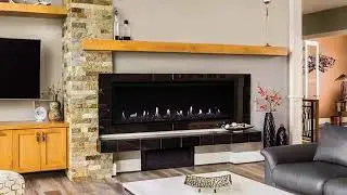 Superior Direct Vent Linear Gas Fireplace | DRL4000 Burn Video