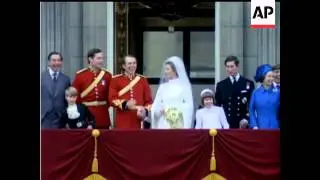 THE ROYAL WEDDING  - COLOUR - NO SOUND