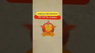 Voc&ecirc; j&aacute; viu as Janelas decoradas no Hotel da Disney? All Star Movies Resort #HotelDisney #Disney2023
