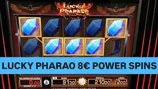 Lucky Pharao 💰 AUF 8 EURO POWER SPINS 🔥 KRISTALL GEWINN Spielhalle Spielothek