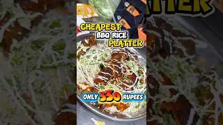 Cheapest Bbq Rice Platter || Loaded Shawarma In Just 20 RS || Anaya Restaurant || Shayan Official