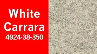 White Carrara 4924-38-350 | Laminate Countertops