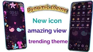 Dynamic theme || vivo theme || new theme