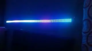 Dynamic lighting neopixel animation bar text display led #ai #art #neopixel #github #led