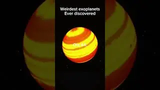 The weirdest exoplanets ever discovered😱☠️ #space #universe #exoplanets #planet