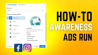 Facebook Ads For Awareness Objective & Goal | Facebook ads 2023 | Meta Ads (Part 3)
