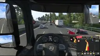 Euro Truck Simulator 2 Part 2 delivery halloween treats from loviisa to bern