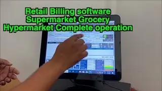 Retail Billing software Supermarket Grocery Hypermarket Complete operation Billing Software