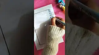 Quick and Easy Border for Project🤩#border #borderdesigns #satisfying #shorts #borderdesignforproject