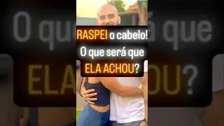 O que ser&aacute; que ela pensou quando me viu de cabelo raspado?! #bon&eacute; #careca #2025 #barba #guiadocareca