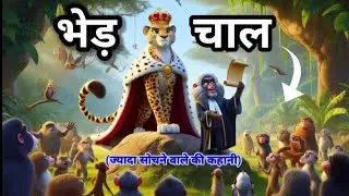 भेड़ चाल! Inspirational Short Moral Motivational Story in Hindi | Gaurav business zone #animation