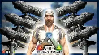 ARK 100 Days but with NPC Turret Towers! - ARK: Survival Evolved