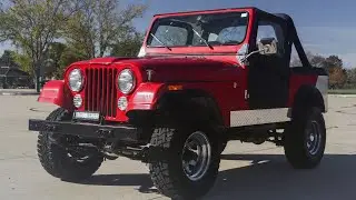 1985 Jeep CJ-7 258ci I6 Walk-around Video
