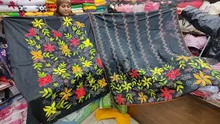 নিজস্ব কর্মী দিয়ে তৈরি আনকমন হাতের কাজের থ্রি পিস ও ২ পিস Pooja special hand stitch 3 piece 2024