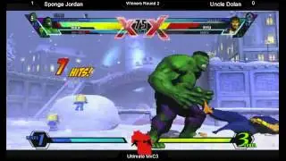 UMvC3 - Sponge Jordan (She Hulk;Hulk;Doom) Vs Uncle Dolan (Dante;Ryu;Sentinel)