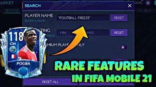 TOP 10 HIDDEN FEATURES & RARE SKILL MOVES IN FIFA MOBILE 21! PANENKA, FUNNY MOMENTS | FIFA MOBILE 21