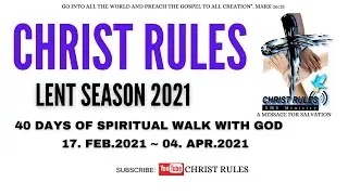 #Day29​​​​ #sermon​​​​​ Mrs. Udaysree #CHRISTRULES​​​​​​​​​​​| #Lentseries​​​​​​​​ #2021​​​​​​