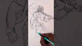 hanuman drawing.