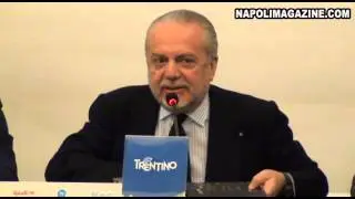 VIDEO INTEGRALE NAPOLIMAGAZINE.COM - DE LAURENTIIS AL VESUVIO: 