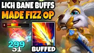 FIZZ is SO STRONG after the LICH BANE BUFFS. He's one of the HIGHEST WINRATE MIDS.