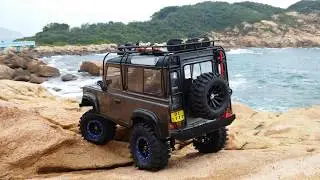 Making of Tamiya CC01 Defender D90 (HK)