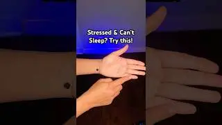 Sleep Better Tonight: Acupressure for Insomnia & Stress (Heart 7) 😔 #shorts