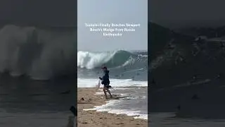 So many people for a Tsunami Warning