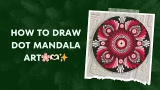 How to draw Dot Mandala Art 🎀✨||Part-2||Dot Mandala Art for beginners 🌸🫶🏻✨