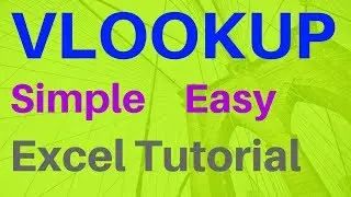 VLOOKUP BASICS (Excel 2016 - Tutorial #45)