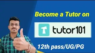 Tutor101|Online tutoring|Work from home|ItsNetaji