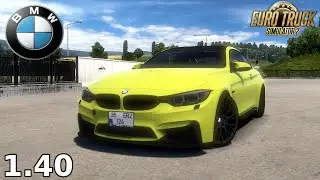 (ETS2 1.40) BMW M4 (Car Mod) | Euro Truck Simulator 2 Mods