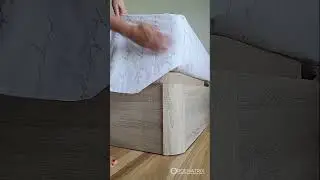 C&oacute;mo doblar la s&aacute;bana en el borde de la cama