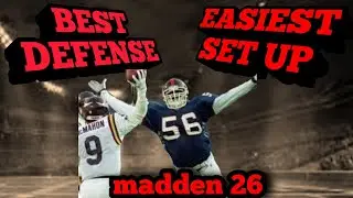 BEST DEFENSE with the EASIEST BLITZ TO SET UP IN MADDEN 26! FASTEST BLITZ IN THE GAME! 🔥🔥🔥