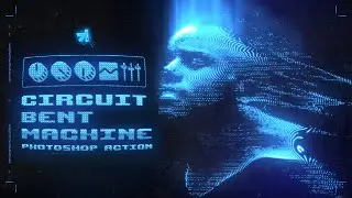 CIRCUIT BENT DISTORTION RIGHT IN PHOTOSHOP USING BENDING MACHINE ACTION