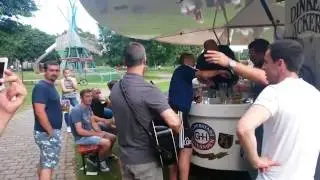 Neretva-Musik beim FuPa-Fildercup