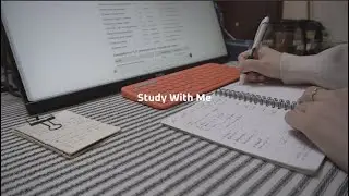 STUDY WITH ME | no music | rain ambient | Quran & Arabic Study