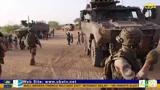 Mali orders French military exit 'without delay'