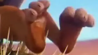 Wonder the dog feet - animated feet - cartoon feet to relax to
