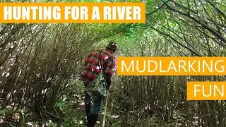 Looking for old things in the river Finding bricks and old stuff