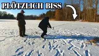 Im ewigen Eis. Angeln mit K&ouml;derfisch auf Raubfisch im Winter 2026. Eisangeln 