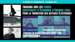 Prez05 - AFBE - Travaux sur les Fiches Certificats d’Économie de la filière des bateaux électriques