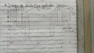 Design of bolts for cylinder covers l Machine Design l Dhruv