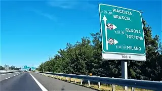 Autostrada A21 svincolo Genova - Tortona #A21genova #A21tortona