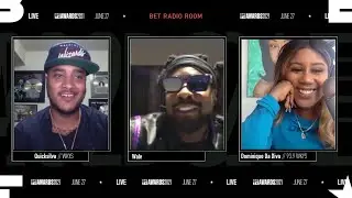 Wale Speaks With DJ QuickSilva & Dominique Da Diva in the 2021 BET Awards Radio Room