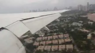 Emirates EK332 Boeing 777-300ER GO AROUND IN MANILA!! Terminal 3