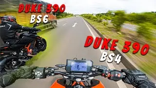 DUKE 390 BS4 vs DUKE 390 BS6 INSANE CHASE 🔥
