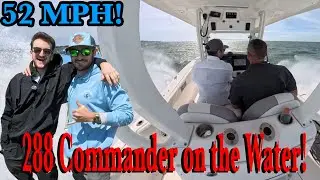 2025 SEA FOX 288 @ 52MPH!!! 288 Commander on the water (feat. My Best Friend&rsquo;s reaction)