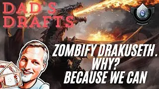 Zombify Drakuseth. Why? Because we can. Foundations Draft #mtg #mtgarena