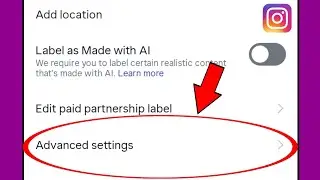 Instagram reels Advanced Settings | Enable closed captions | Translate closed captions 