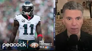 Signs point to personal issues with A.J. Brown, Jalen Hurts | Pro Football Talk | NFL on NBC